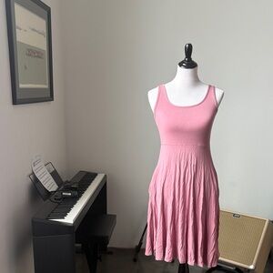OLIVIA RAE Women’s Pink Scoop Neck Tank Dress